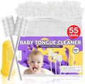 Limpiador de Lengua para Bebés Trueocity – Limpiador Oral Suave para Recién Nacidos, Higiene Bucal para Bebés de 0-3 Meses, Paquete de 55 Unidades - imagen 1