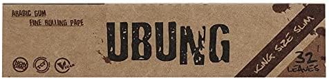 Papel de fumar UBUNG King Size, 800 hojas en total, 25 libretas con 32 hojas cada una, 108 mm x 44 mm, compatible con la mayoría de máquinas para - imagen 5
