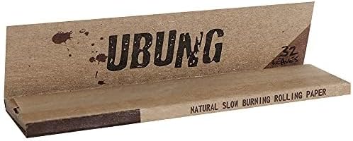 Papel de fumar UBUNG King Size, 800 hojas en total, 25 libretas con 32 hojas cada una, 108 mm x 44 mm, compatible con la mayoría de máquinas para - imagen 6
