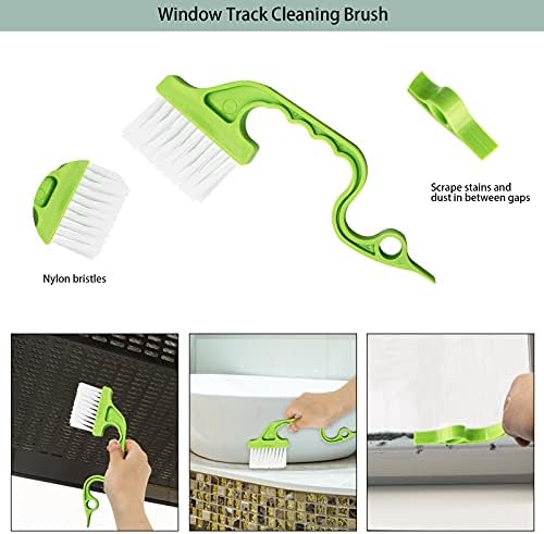 Limpiador de Persianas Openfly, Herramienta de Mano para Cortinas, Cepillo para Limpiar Ranuras, 8 Piezas para Ventiladores, A/C y Ventanas - imagen 4