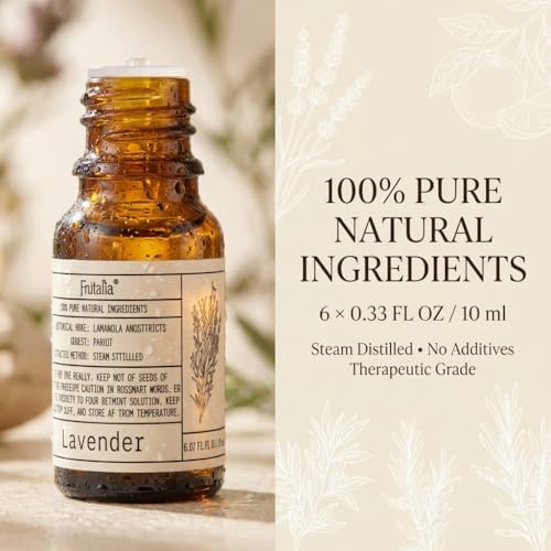 Set de Aceites Esenciales Naturales Firitalia - Aromas Puros para el Bienestar: Lavanda, Menta, Romero, Hierba de Limón, Naranja, Árbol de Té - 10ml - imagen 2
