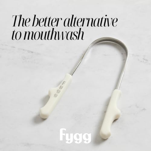 Raspador de Lengua de Acero Inoxidable Fygg con Bolsa de Algodón, Herramienta Suave de Cuidado Oral para Todas las Edades - imagen 3