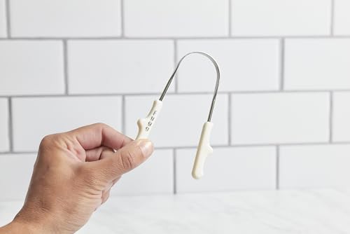 Raspador de Lengua de Acero Inoxidable Fygg con Bolsa de Algodón, Herramienta Suave de Cuidado Oral para Todas las Edades - imagen 5
