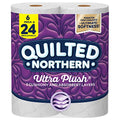 Papel Higiénico Quilted Northern Ultra Plush®, 6 Rollos Mega = 24 Rollos Regulares, 3 capas - imagen 1