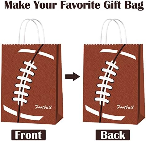 16 Piezas de Bolsas de Regalo de Fútbol para Niños - Bolsas de Papel con Asa para Fiesta de Cumpleaños Infantil - imagen 5