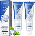Pasta de Dientes Hydroxyapatite en Paquete de 2 para Protección del Esmalte y Fortalecimiento Dental, Sin Flúor, Sabor Menta Suave, Aliento Fresco - imagen 1