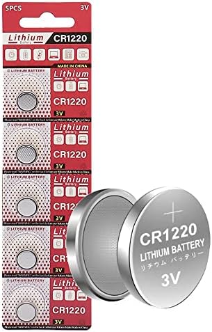 Baterías de botón Cotchear 5pcs CR1220 3V de Litio DL1220 LM1220 ECR1220 para Reloj y Control Remoto - imagen 1