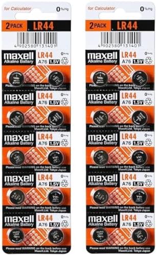 Baterías Maxell LR44 (A76) - Paquete de 20 Piezas - imagen 1