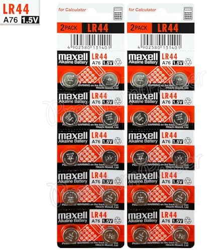 Baterías Maxell LR44 (A76) - Paquete de 20 Piezas - imagen 2