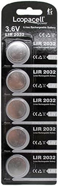 Baterías de Litio Recargables Loopacell LIR2032 de 3.6V - Paquete de 5 de My Battery - imagen 1