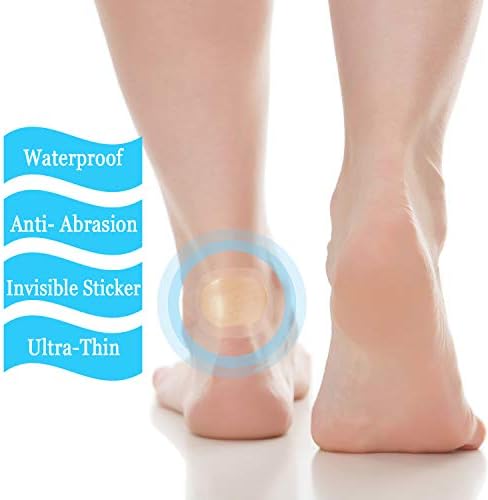 SATINIOR 20 Piezas de Vendajes Hidrocoloides para Ampollas, Almohadillas de Gel Impermeables, Protectores para Talones y Dedos para Prevención de - imagen 2