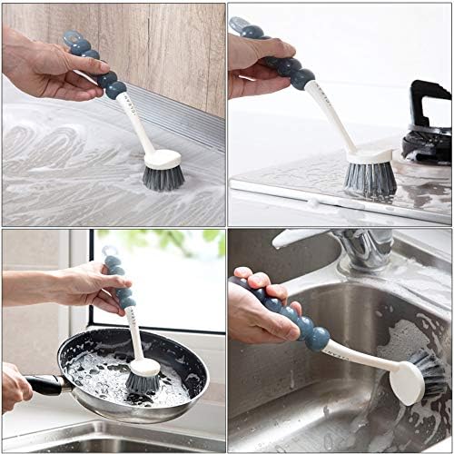 Juego de Cepillos de Limpieza Multiusos - 4 Piezas para Cocina con Cerdas Firmes para Platos, Ollas, Sartenes, Fregaderos y Botellas - Cepillo de - imagen 2