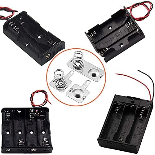 Resortes de Batería Cutelec 10 Pairs para Conversión de AA, Contacto Negativo a Positivo, Niquelados 12x12mm y 12x26.5mm - imagen 3