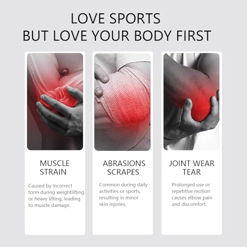 Faja de Codo Cinlitek para Tendinitis y Alivio de Codo de Tenista, Soporte para Artritis, Manga Ajustable para Hombres y Mujeres, Recuperación de - imagen 7