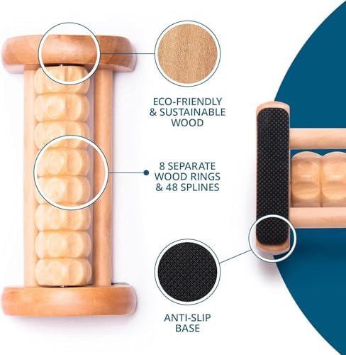 Rodillo Compacto TheraFlow para Alivio de Fascitis Plantar | Regalos Relajantes para Mamá y Papá - Herramienta Pequeña y Portátil para Masaje de - imagen 7