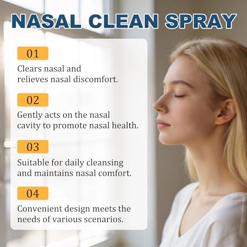 Spray Nasal Iodado 2 Piezas, Limpieza y Cuidado Diario, Refresca las Fosetas Nasales, Rocío Fino No Medicado - 150+ Usos por Botella para Aire Seco y - imagen 2
