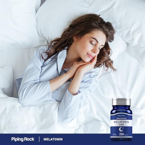 Melatonina Piping Rock 3mg | 250 Tabletas | Suplemento para Adultos | Vegano, No Transgénico, Sin Gluten - imagen 6