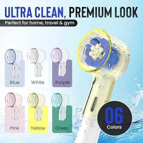 Cubiertas Protectores a Prueba de Polvo Kaymax para Cabezas de Cepillo de Dientes, Compatible con Oral-B iO Series y Pro 1000, 1500, 5000, 7500 - 6 - imagen 2