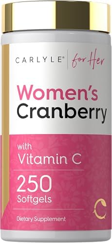 Píldoras de Arándano Carlyle para Mujeres | 250 Softgels | Suplemento Concentrado con Vitaminas C y E | Sin OGM, Libre de Gluten | Para Ella - imagen 1