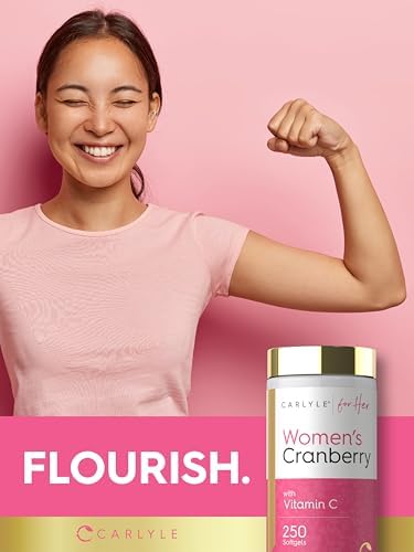 Píldoras de Arándano Carlyle para Mujeres | 250 Softgels | Suplemento Concentrado con Vitaminas C y E | Sin OGM, Libre de Gluten | Para Ella - imagen 6