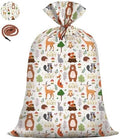 KIDAJOY 1 Pz Bolsa de Regalo Extra Grande de Bosque para Baby Shower - 56 * 36 Pulgadas, Jumbo Animales del Bosque, Fiestas de Bebés Niñas y Niños - imagen 1