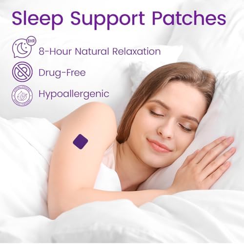 Parches para Dormir Scosvvi para Adultos: Ayuda Natural de Sueño Extra Fuerte con Lavanda y Manzanilla - Parches No Adictivos para Relajación y Sueño - imagen 2