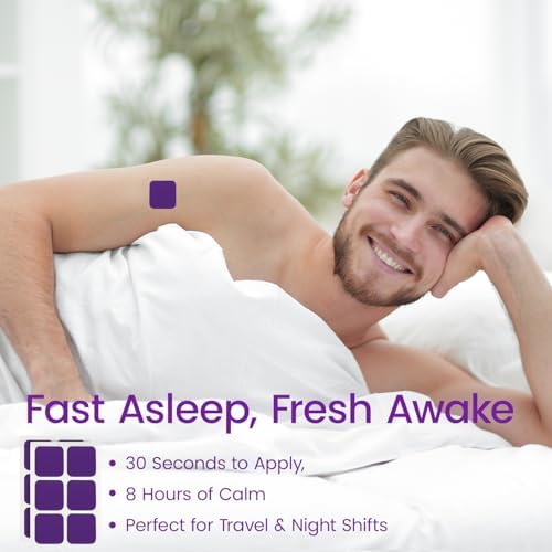 Parches para Dormir Scosvvi para Adultos: Ayuda Natural de Sueño Extra Fuerte con Lavanda y Manzanilla - Parches No Adictivos para Relajación y Sueño - imagen 4