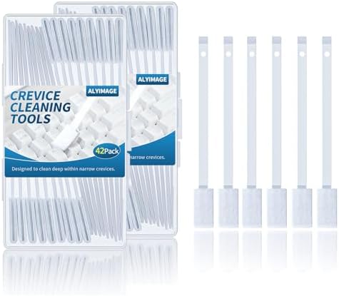 Set de 42 Piezas de Cepillos Desechables para Limpieza de Rincones Alyimage® - Ideal para Espacios Pequeños, Baños, Ventanas, Ventiladores y Teclados - imagen 1