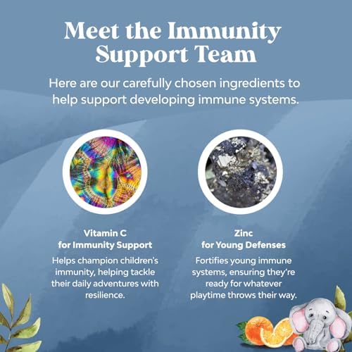 Gomitas de Apoyo Inmunológico para Niños - Deliciosas gomitas de Vitamina C con Zinc y Equinácea - Suplemento Vegano y Libre de Gluten - imagen 5