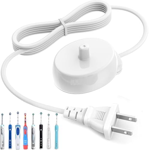 Cargador Eléctrico Mdforme para Cepillos de Dientes Braun Oral B, Reemplazo 110V-240V para Oral B 3757, IP67, Portátil para Viajes - imagen 1