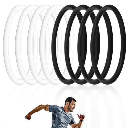 Banda Patelar LXUEJIE 8 Piezas, Soporte para Tendón Patelar para Alivio del Dolor de Rodilla, Banda de Silicón para Hombres y Mujeres en Deportes - imagen 1