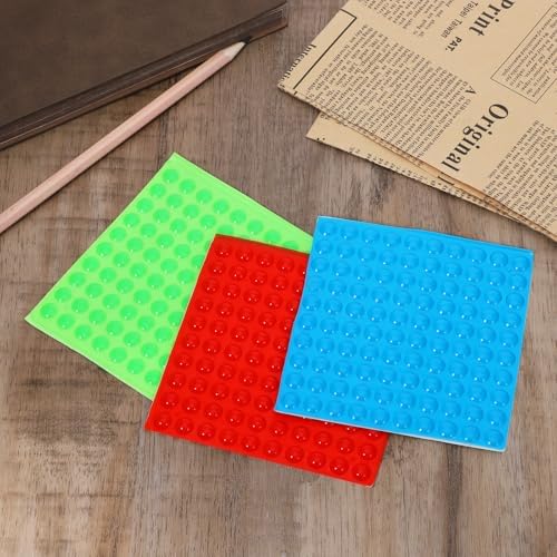 Paquete de 300 Puntos Táctiles para Personas con Discapacidad Visual - Adhesivos de Silicona Braille para Ayudas Táctiles - imagen 6