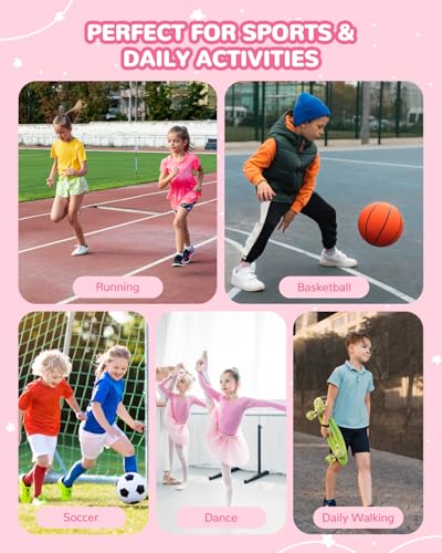 Set de 6 Tobilleras Acxetx para Niños, Soporte para Tobillo, Medias de Tejido para Esguinces y Lesiones, Uso Diario y Prevención de Lesiones (Pequeño) - imagen 8