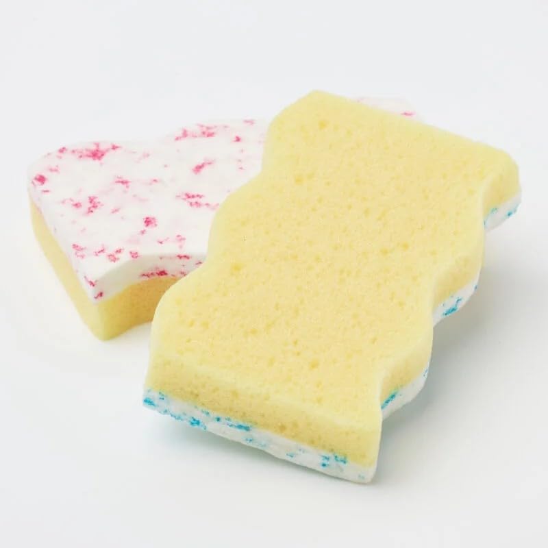 Esponja Limpiadora Scrub Daddy Eraser Mommy 10x con Gemas de Limpieza, Borra, Voltea, Limpia! Suave y Activa con Agua (Paquete de 2) - imagen 5