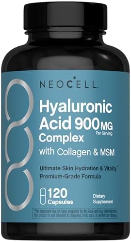 Complejo de Ácido Hialurónico NeoCell 900mg | 120 Cápsulas | con Péptidos de Colágeno BioActivos y MSM | Fórmula de Grado Premium - imagen 1