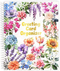 Organizador de Tarjetas Ceiba Tree con Diseño Floral - Libro Mensual con Bolsillos para Recordatorios de Navidad, Cumpleaños y Bodas - imagen 1