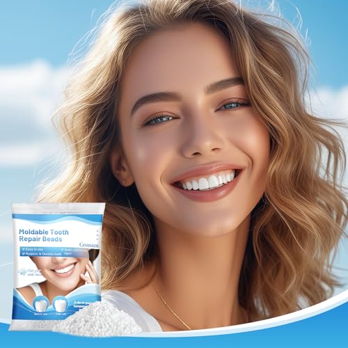 Perlas de Reparación Dental de 10.9oz - Kit de Reemplazo de Dientes para Restauración Temporal de Dientes Perdidos y Rotos, Perlas Térmicas para - imagen 4