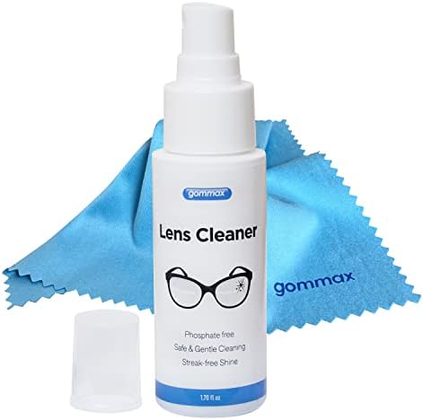Kit de limpieza para lentes con paño, spray limpiador de gafas, solución para limpiar gafas y lentes de sol, 1.7 fl oz - imagen 1