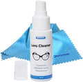 Kit de limpieza para lentes con paño, spray limpiador de gafas, solución para limpiar gafas y lentes de sol, 1.7 fl oz - imagen 1