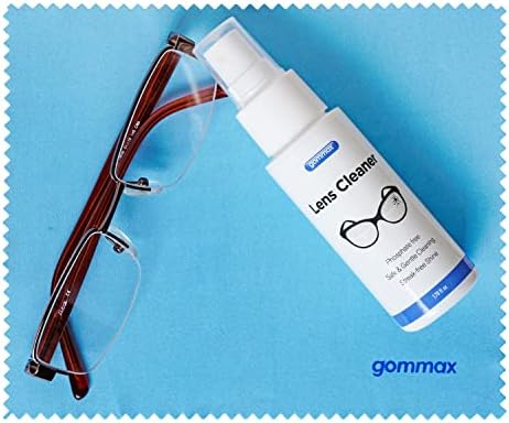 Kit de limpieza para lentes con paño, spray limpiador de gafas, solución para limpiar gafas y lentes de sol, 1.7 fl oz - imagen 2