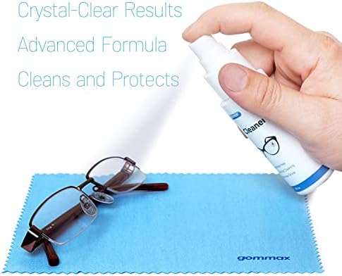 Kit de limpieza para lentes con paño, spray limpiador de gafas, solución para limpiar gafas y lentes de sol, 1.7 fl oz - imagen 6