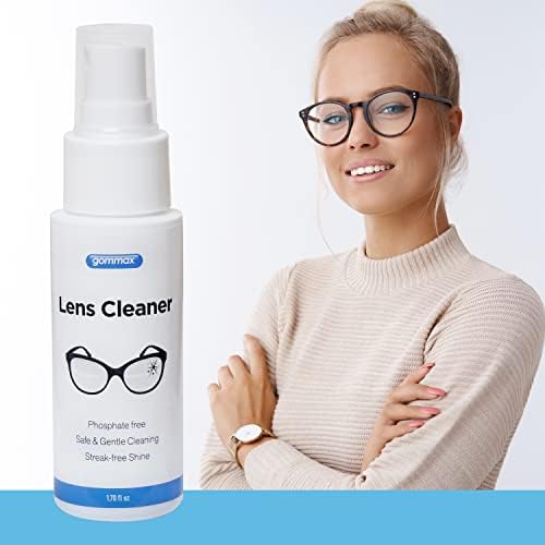 Kit de limpieza para lentes con paño, spray limpiador de gafas, solución para limpiar gafas y lentes de sol, 1.7 fl oz - imagen 7