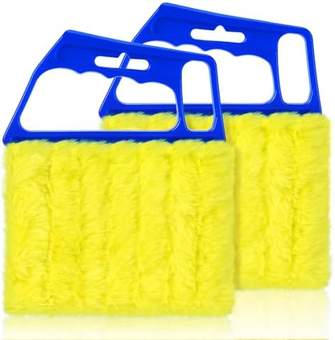 Herramienta Limpiadora de Persianas 2 Piezas 2025, Duster de Microfibra Lavable, 7 Dedos para Limpiar Ventanas y Ventilación de Aire Acondicionado - imagen 1