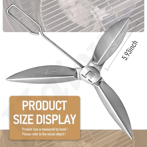 Kit de Limpieza One-Touch de 18-1/2 Pulgadas para Parrillas, Repuestos para Parrilla de Carbón/Kettle Weber 7443 90719, Fácil de Instalar y Duradero. - imagen 5