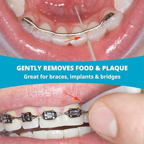 Palillos Dentales Opalpix (1 Paquete) 32 piezas - Palillos de Plástico para Cuidado Oral, Hilo Dental Suave 5590-1 - imagen 6