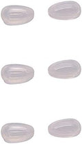 Paquete de 3 pares de almohadillas de nariz NicelyFit transparentes para armazones de gafas Oakley Keel, Tincan, Tinfoil, Tailpin, Caveat, Feedback, - imagen 1