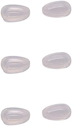 Paquete de 3 pares de almohadillas de nariz NicelyFit transparentes para armazones de gafas Oakley Keel, Tincan, Tinfoil, Tailpin, Caveat, Feedback, - imagen 1