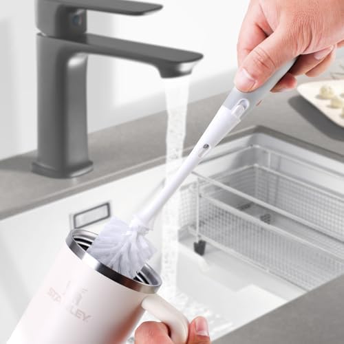 Cabezal de Repuesto para Cepillo de Botellas Compatible con OXO, 2 Piezas, Cabezal Flexible para Cepillo de Platos - imagen 6