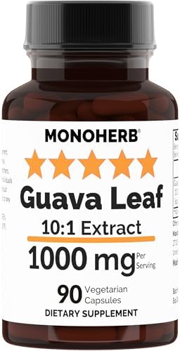Extracto de Hoja de Guayaba MONOHERB 10:1 1000 mg - 90 Cápsulas - imagen 1