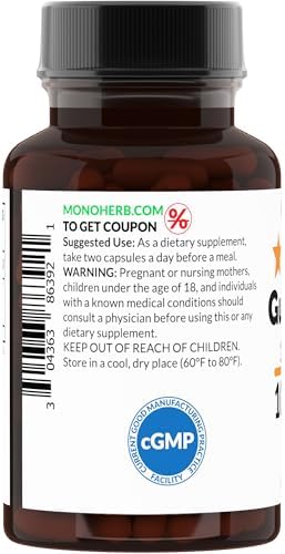 Extracto de Hoja de Guayaba MONOHERB 10:1 1000 mg - 90 Cápsulas - imagen 3